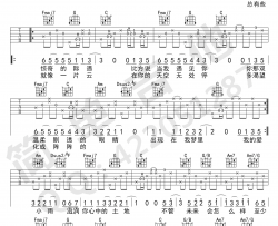 小宇吉他谱-张震岳-C调完美弹唱谱-图片谱