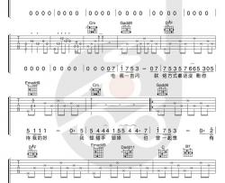 年少有为吉他谱 G调 李荣浩