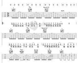 孟庭苇《再见天堂》吉他谱 E调弹唱六线谱